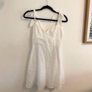 Princess poly white dress (never worn!)